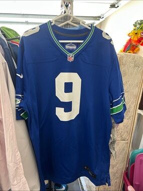 NFL Seahawks XL Walker bright blue jersey
